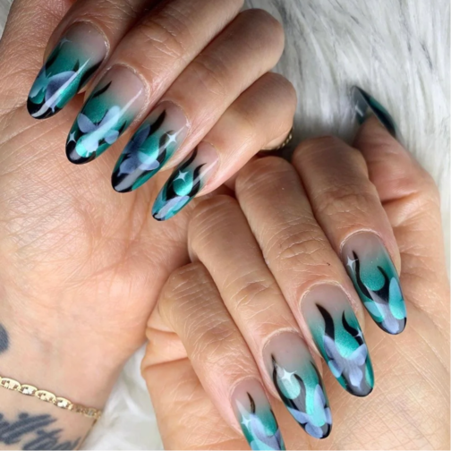 Big Airbrush Nail Stencils Bundle